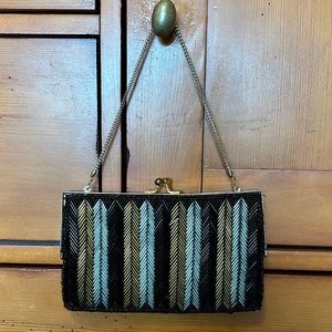 Vintage Made in Hong Kong Beaded Evening Bag